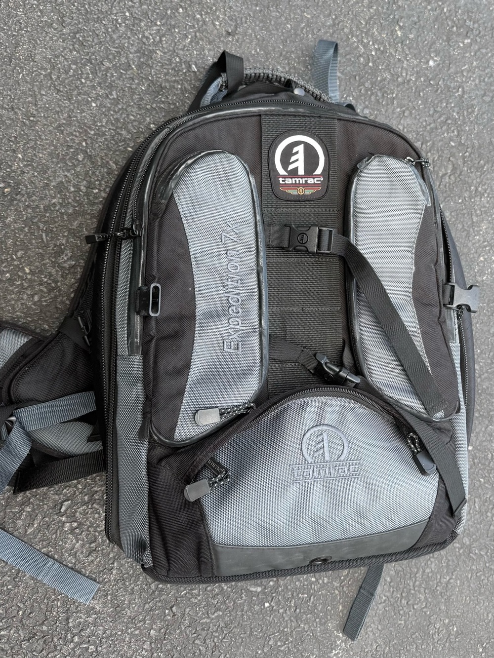 Expedition 7X Gray and Black Camera Backpack
